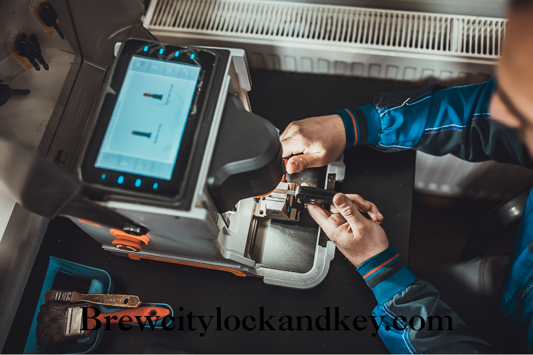 Mobile locksmith key equipment used for Buick key replacement in Milwaukee