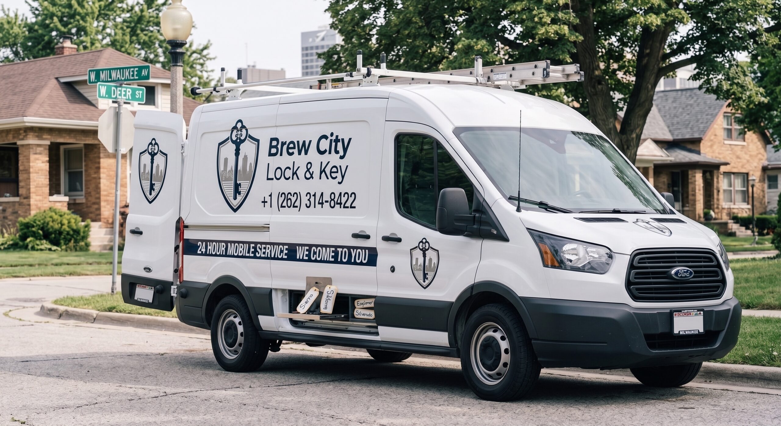 Mobile locksmith key equipment used for Mazda key replacement in Milwaukee
